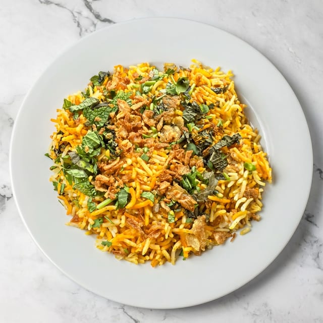 Goat or Lamb Biryani.